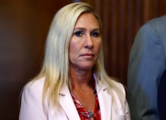 Congresswoman Speaks At Epstein Survivors Press Conference