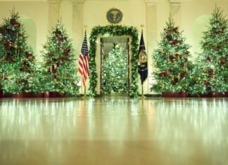 White House Shows Off Christmas Decorations