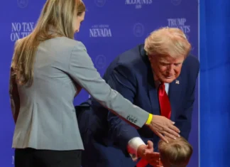 Trump Saves Toddler From Stage Edge With One Quick Move