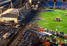 Tech Sgt. Ian Patterson Plunges 170 Feet During Game Salute