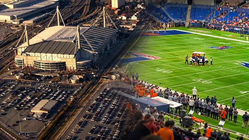 Tech Sgt. Ian Patterson Plunges 170 Feet During Game Salute